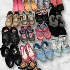 女の子 靴 サンダル まとめ売り 17足