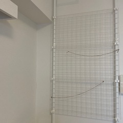 アイリスオーヤマ　パーテーション　突っ張り棒【27.28取りに来れる方限定】の画像