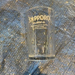 【引き取り限定】中古　サッポロビール　小グラス　6個セット　の画像