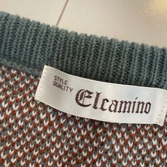 レディース　ニットベストの画像