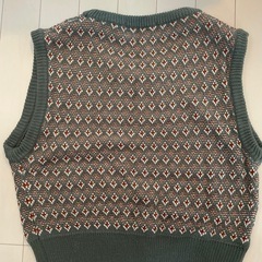 レディース　ニットベストの画像