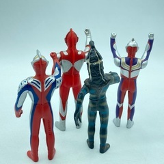 P0629636A 円谷プロ 特撮ヒーロー ウルトラマン ウルトラマンティガ ウルトラマンジャスティス ケムール人 シリーズ コレクション ソフビ おもちゃの画像