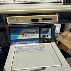 業務用 AQUA/アクア コインランドリー 洗濯機:MCW-C45/乾燥機:MCD-CK45専用架台付 4.5kgの画像