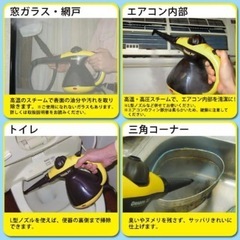加圧噴射方式 スチームクリーナー ドラゴンジェット AKZ-9018 10906の画像