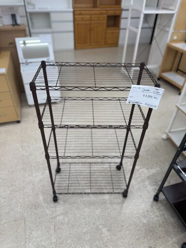 ★ジモティ割あり★  スチールラック こげ茶 H102×D29.5×W59 クリーニング済み TJ10669