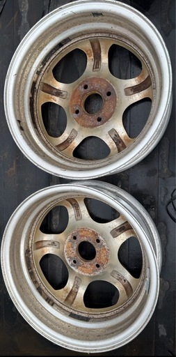 希少品 WORK MEISTER S1 ワーク マイスター 15インチホイール４本 5.5J+38 PCD100 4H ワゴンR エブ