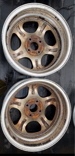 希少品 WORK MEISTER S1 ワーク マイスター 15インチホイール４本 5.5J+38 PCD100 4H ワゴンR エブ