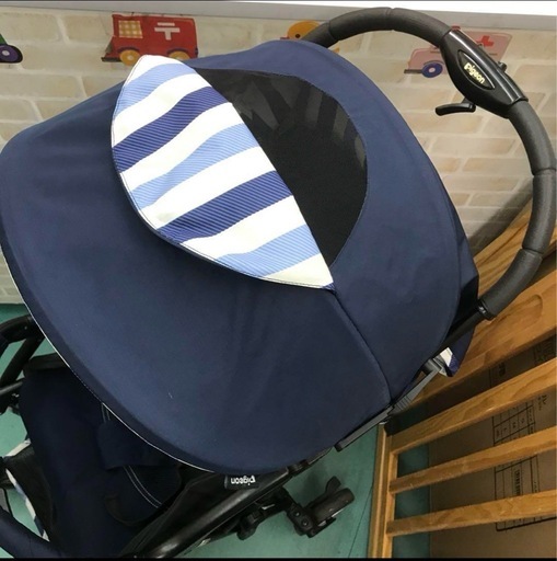 ピジョン ビングル BA9 ネイビー 軽量バギー 折りたたみ