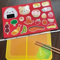 お箸練習お弁当おもちゃの画像