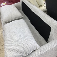 関家具　2Pファブリックソファ　参考価格¥78,000円　生地がオシャレ　No.1335の画像