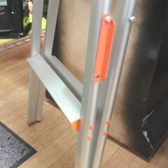 踏み台 2段 高58cm アルミ NS-6 脚立 軽量 踏台 ツルマル 西岡店の画像