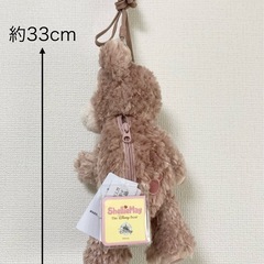 【海外限定】ダッフィー&フレンズ シェリーメイ ぬいぐるみポーチショルダーの画像