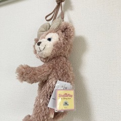 【海外限定】ダッフィー&フレンズ シェリーメイ ぬいぐるみポーチショルダーの画像