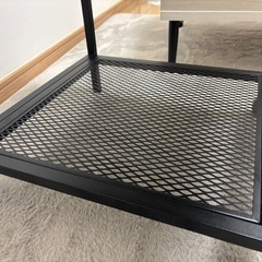 【引渡者決定】IKEA イケア FJÄLLBO フィエルボ サイドテーブル, ブラック45x45 cm 705.188.34の画像