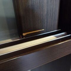 NITORI レンジボード RIPE90KB 幅88.5cm ダークブラウン ニトリ キッチン収納 食器棚 札幌市東区 新道東店の画像