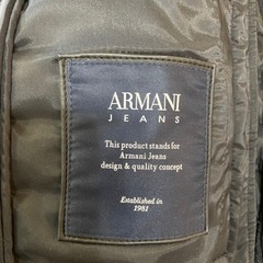 ！ARMANI JEANS レザー　ライダース！の画像