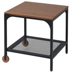 【引渡者決定】IKEA イケア FJÄLLBO フィエルボ サイドテーブル, ブラック45x45 cm 705.188.34の画像