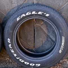 グッドイヤー　イーグル　#1 NASCAR ホワイトレター　215/65R16Cの画像