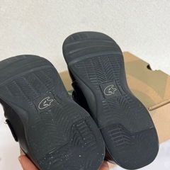 お値下げ致しました⭐️ムーンスター　19.0 黒 レザー フォーマルシューズ マジックテープの画像