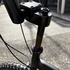 折りたたみ自転車/ギア付き（ご希望の方には+カゴ（未使用）+自転車入れ）　※処分のため2月21日までの投稿の画像