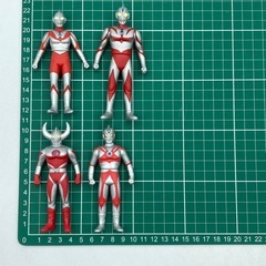 P0629624A 円谷プロ 特撮ヒーロー ウルトラマン ウルトラの父 ウルトラマンネオス ウルトラマンエース シリーズ コレクション ソフビ おもちゃ の画像