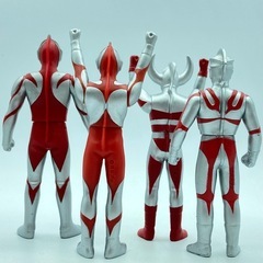 P0629624A 円谷プロ 特撮ヒーロー ウルトラマン ウルトラの父 ウルトラマンネオス ウルトラマンエース シリーズ コレクション ソフビ おもちゃ の画像