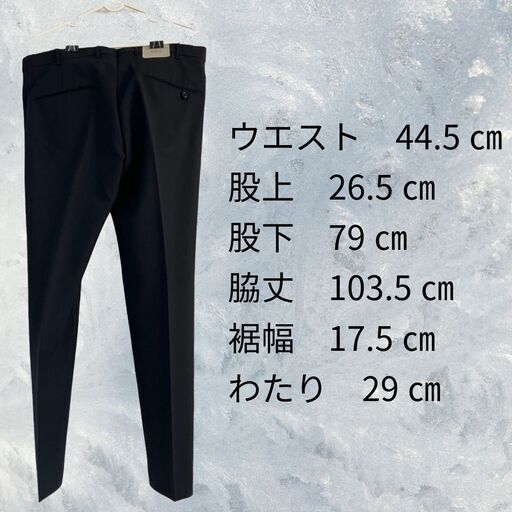 新品 BERWICH TASCAMERICA ブルー ブラック スラックス D_034