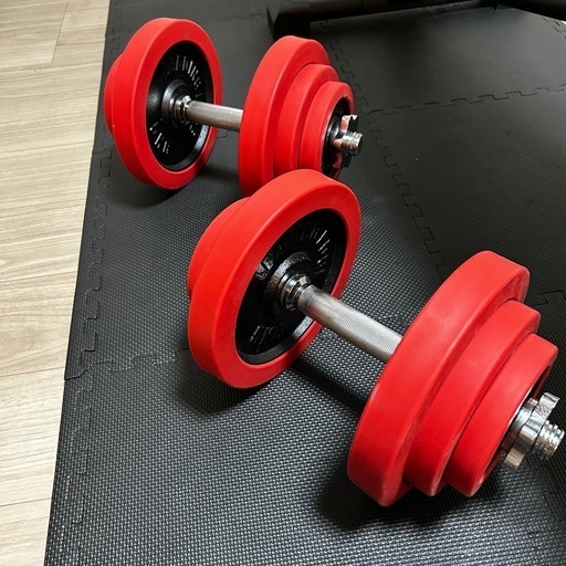 トレーニングベンチとバーベルセット　下敷きマット トレーニングベンチとバーベルセット 下敷きマット トレーニングベンチ