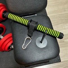 【筋トレセットいろいろ】ダンベル トレーニングベンチ マット 手首と腕のエクササイズローラーの画像