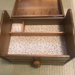 お譲りしました　裁縫ボックス　幅30×奥20×高さ27㌢の画像