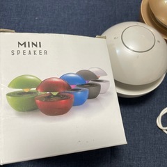 MINI speaker ミニ スピーカー 2台セット売りの画像