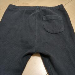 リブパンツ　ユニクロ　100の画像