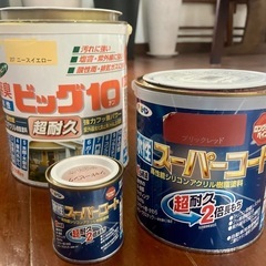 アサヒペン 水性ペンキ 多用途 1回使用と未使用