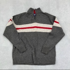 【OLDGAP オールドギャップ】ハーフジップ　ニット　XL セーターの画像