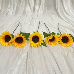 ひまわり 造花 まとめ売り アーティフィシャルフラワー フェイクフラワーの画像