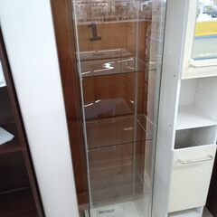 ★ジモティ割あり★  ショーケース ホワイト W43×D37×H...