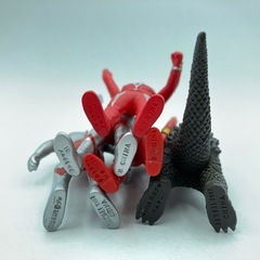P0629632A 円谷プロ 特撮ヒーロー ウルトラマン ベムラー ウルトラマンレオ ウルトラマンタロウ シリーズ コレクション ソフビ おもちゃの画像