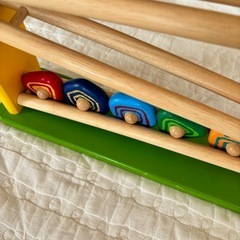 【中古】キリン 木製 トイロープの画像