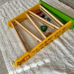 【中古】キリン 木製 トイロープの画像