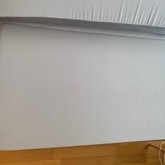 セミダブルベッド　マットレス2枚付の画像