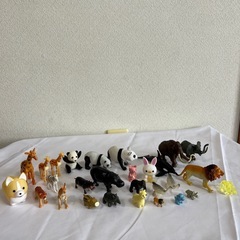 お値下げ致しました⭐️動物フィギュア　92個の画像