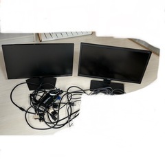 モニターディスプレイ21.5インチ2枚&VGAスイッチ