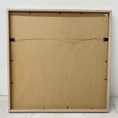 【中古品】ブラジル リオデジャネイロ マップ アートパネル ポスター 額付き 木目調 インテリア 雑貨の画像