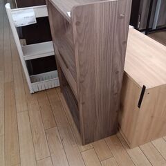 ★ジモティ割あり★  薄型収納ラック ブラウン H87×D26×W60 クリーニング済み TK4119の画像