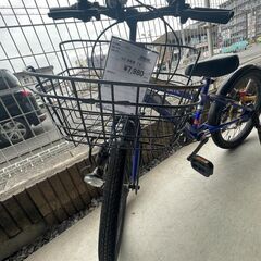 【ジモティ来店特価！！】キッズ　自転車　ブルー　J-2501135の画像