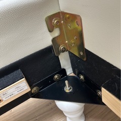 【直接引き取りのみ】【再受付
】ホワイト　セミダブルベッド の画像