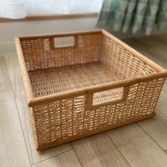 【藤カゴ】シンプルなインテリアに♪