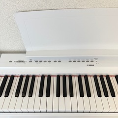2/18まで【 美品 】YAMAHA P-125 ヤマハ 電子ピアノ 88鍵盤 ホワイトの画像