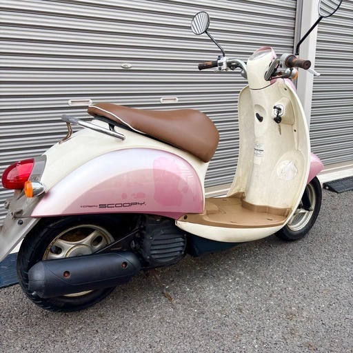 3130.安心の水冷エンジン　スクーピー　シート、ミラー新品　千葉県柏市　即日配送、自走引き取りも可能