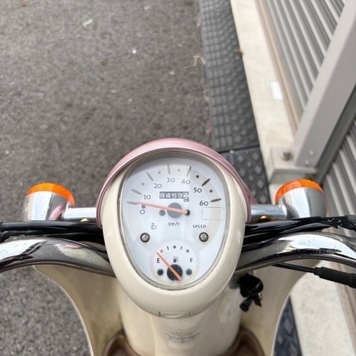 3130.安心の水冷エンジン　スクーピー　シート、ミラー新品　千葉県柏市　即日配送、自走引き取りも可能